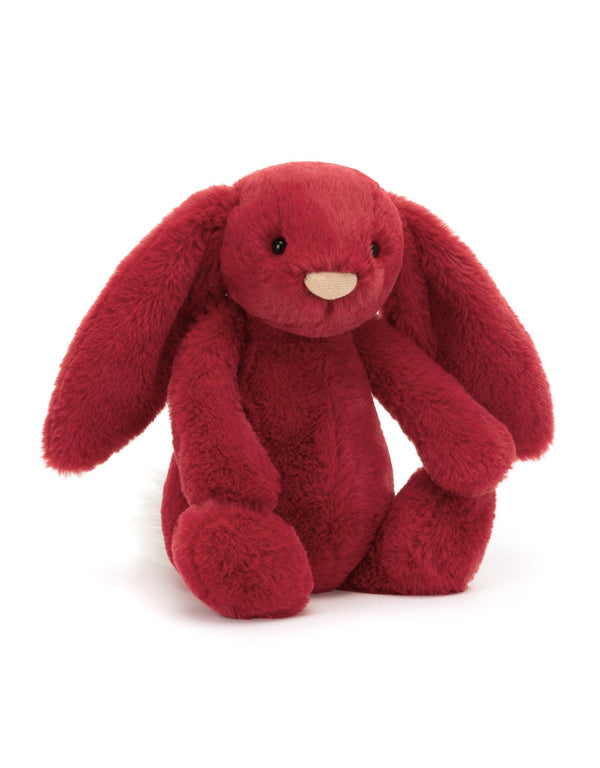 Peluche - Lapin de luxe Scarlett - Médium - Bashful Luxe Bunny Scarlett - Original - Jellycat