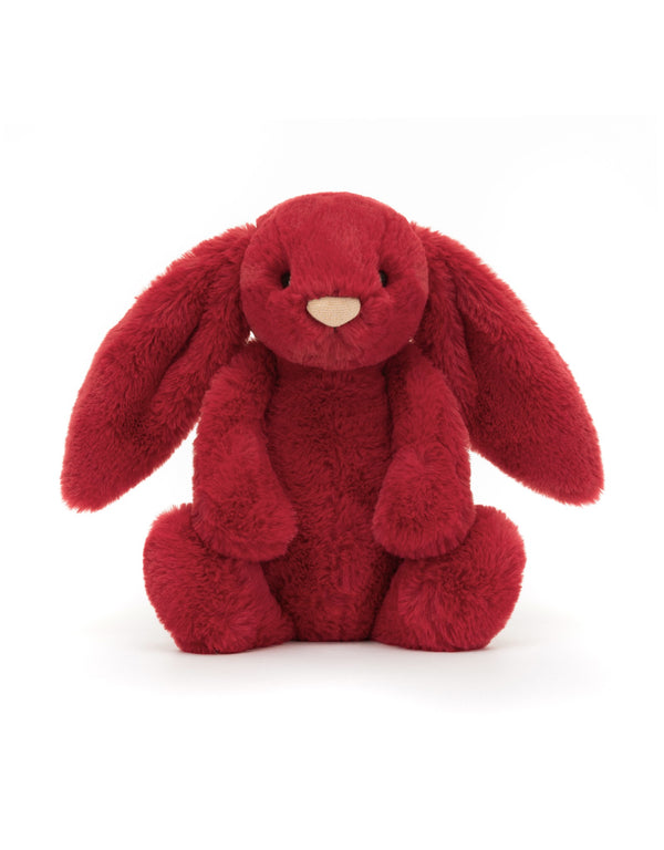 Peluche - Lapin de luxe Scarlett - Médium - Bashful Luxe Bunny Scarlett - Original - Jellycat