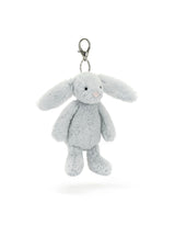 Breloque de sac - Lapin gris - Bashful Silver Bunny Bag Charm - Jellycat