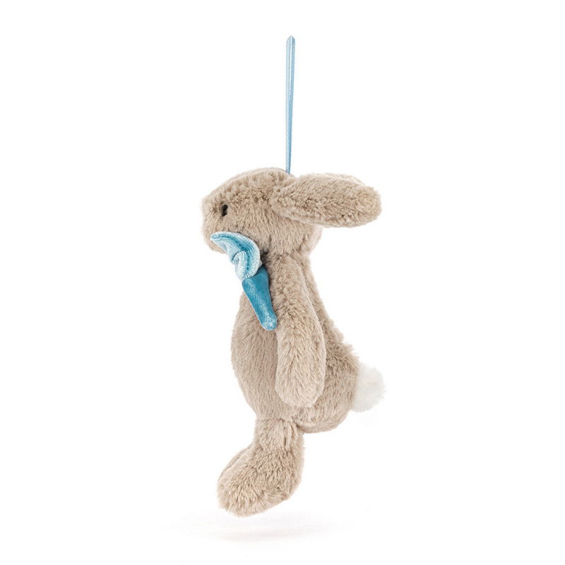 Décoration à suspendre - Lapin bashful beige - Jellycat