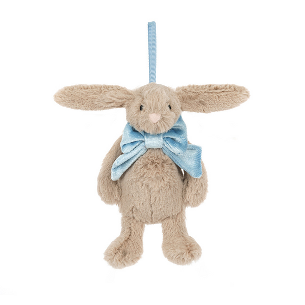 Décoration à suspendre - Lapin bashful beige - Jellycat