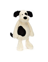 Peluche - Chien Bashful Noir et crème - Géant - Black & Cream Puppy Giant - Jellycat