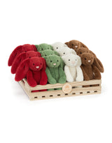 Peluche - Petit lapin de Noël - Small Bashful Christmas Bunny - Jellycat