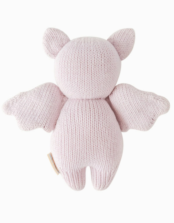 Peluche - Bébé chauve-souris lavande 7"- Cuddle + kind