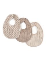 Trio de bavoirs de mousseline de coton - Itzy Bibs™ - Itzy Ritzy