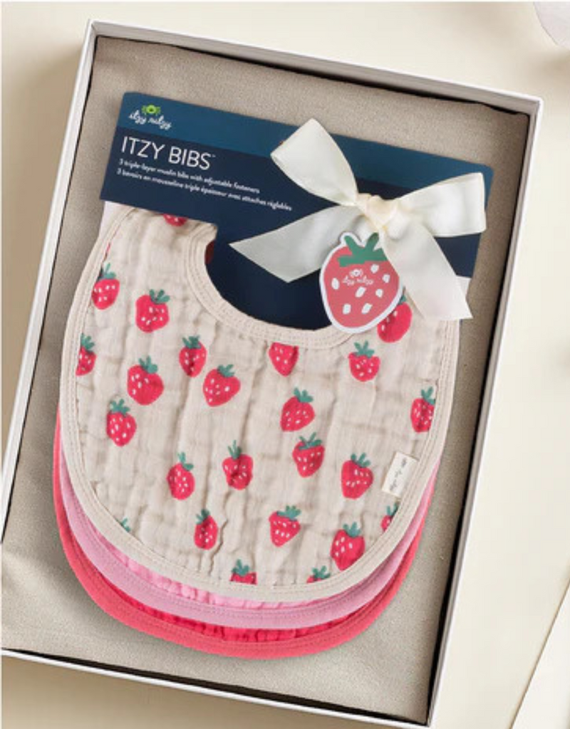 Trio de bavoirs de mousseline de coton - Itzy Bibs™ - Itzy Ritzy