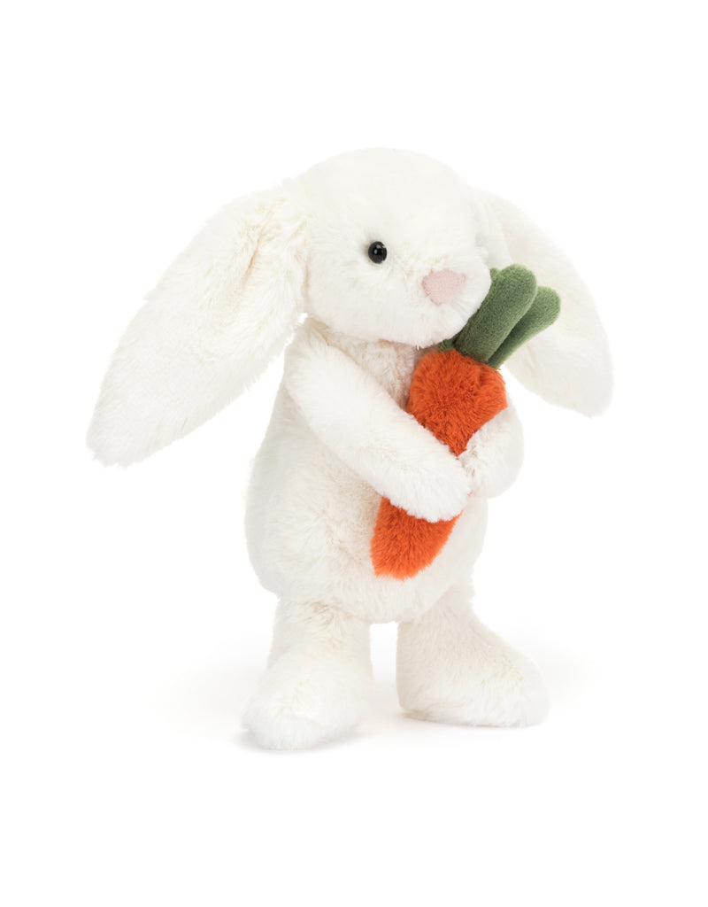 Peluche - Lapin avec carotte - Bashful Bunny with Carrot - Jellycat –  Veille sur toi