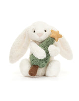 Peluche - Lapin avec sapin de Noël - Bashful Bunny with Christmas Tree - Jellycat