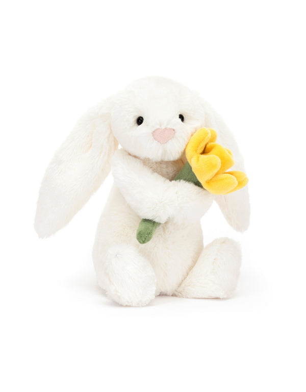 Peluche - Lapin avec jonquille - Bashful Bunny with Daffodil - Jellycat