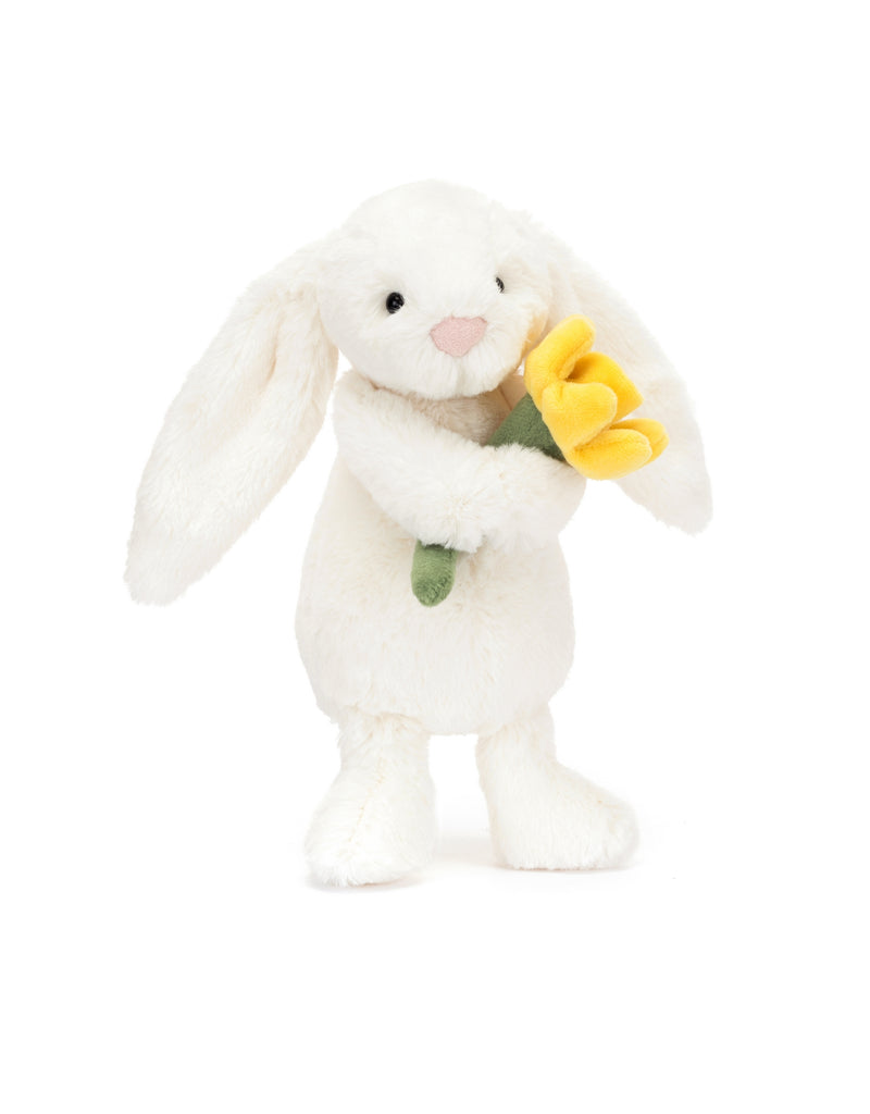 Peluche - Lapin avec jonquille - Bashful Bunny with Daffodil - Jellycat