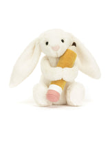 Peluche À VENIR BIENTÔT! - Lapin avec crayon - Bashful Bunny with pencil - Jellycat