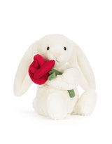 Peluche - Lapin avec rose - Jellycat