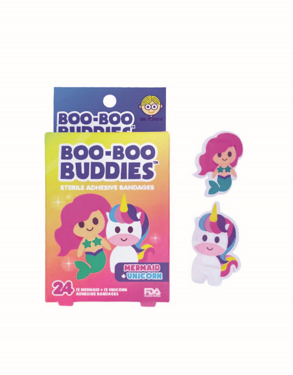 Pansement pour enfant - Sirène et licorne - Boo-Boo Buddies