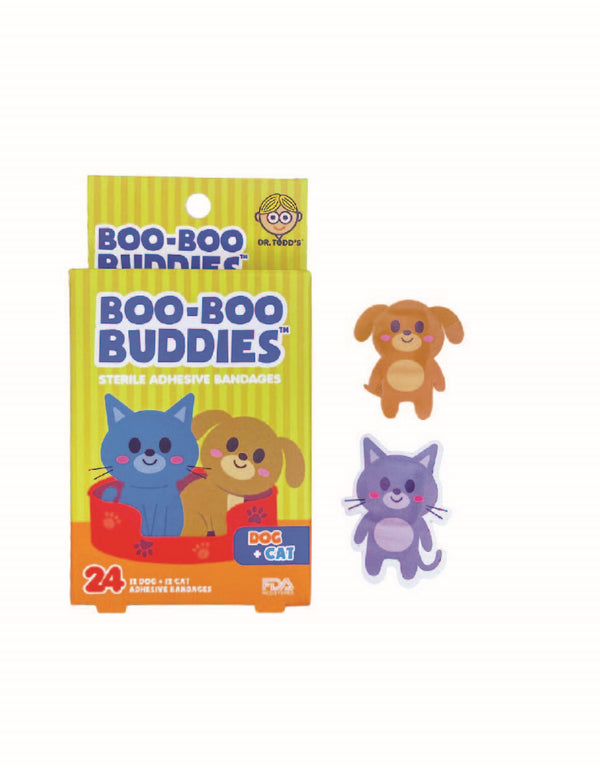Pansement pour enfant - Chien et chat - Boo-Boo Buddies