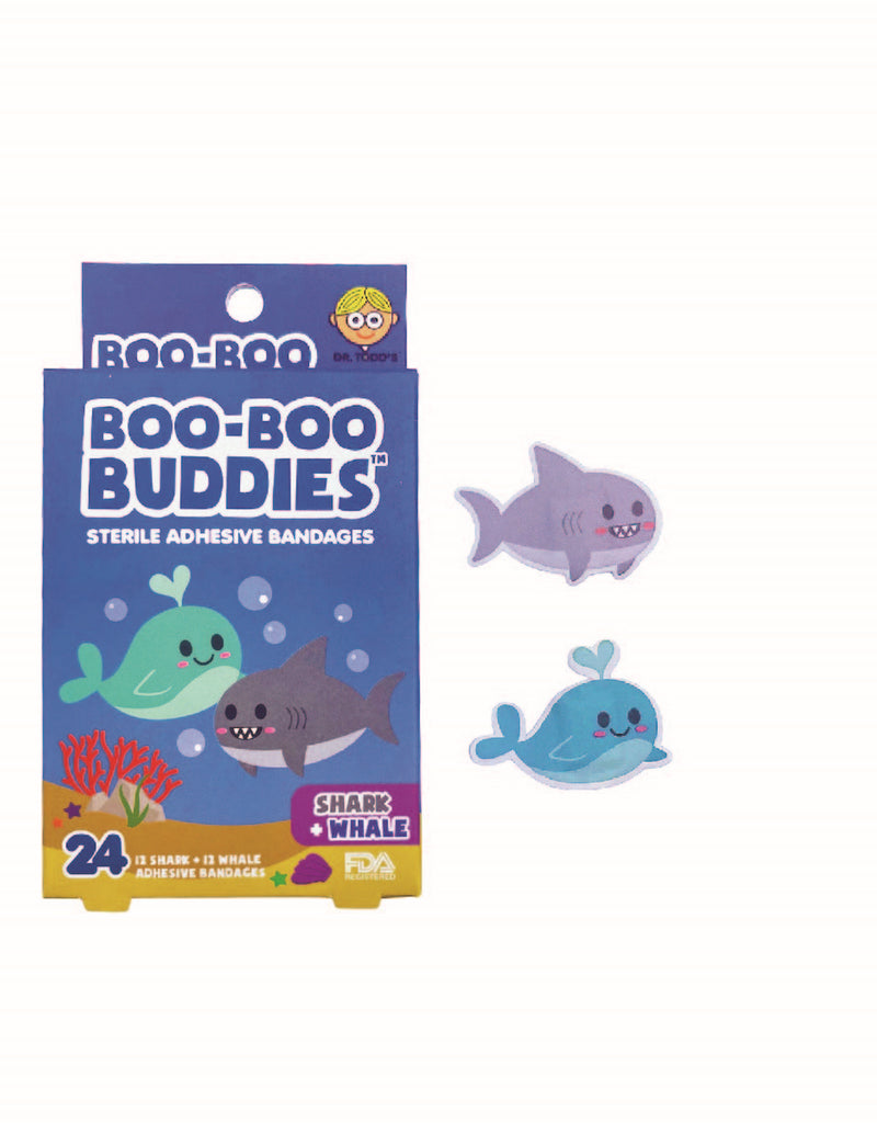Pansement pour enfant - Requin et baleine - Boo-Boo Buddies