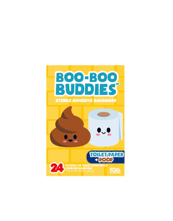 Pansement pour enfant - Papier de toilette et caca - Boo-Boo Buddies