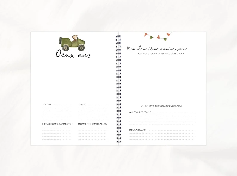 Baby Book - Animals and Trucks - Rainbows & Lollipops