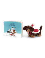 Livre - Le Noël enneigé d'Otto -  Jellycat