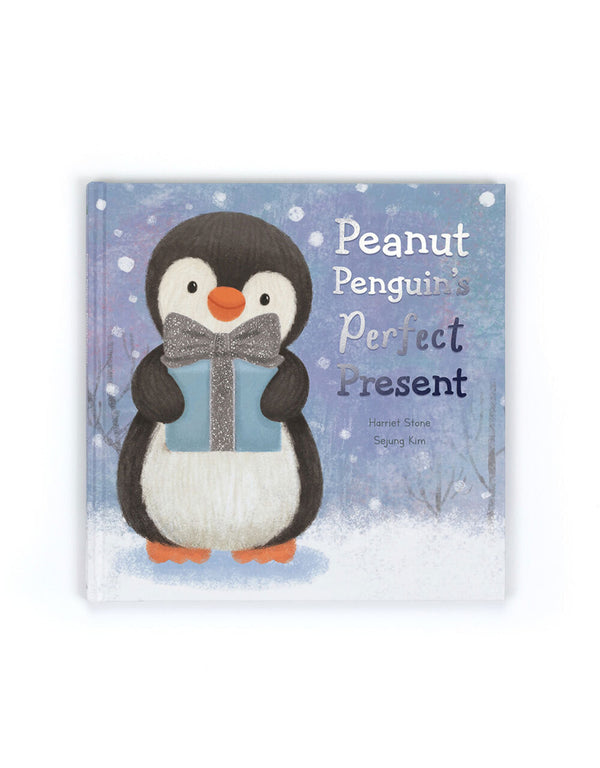 Livre sur Peanut le pingouin  et le présent parfait - Jellycat | Veille sur toi