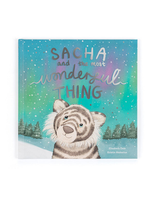 Livre pour enfants en anglais - Sacha le tigre des neiges et la plus merveilleuse des choses - Jellycat | Veille sur toi