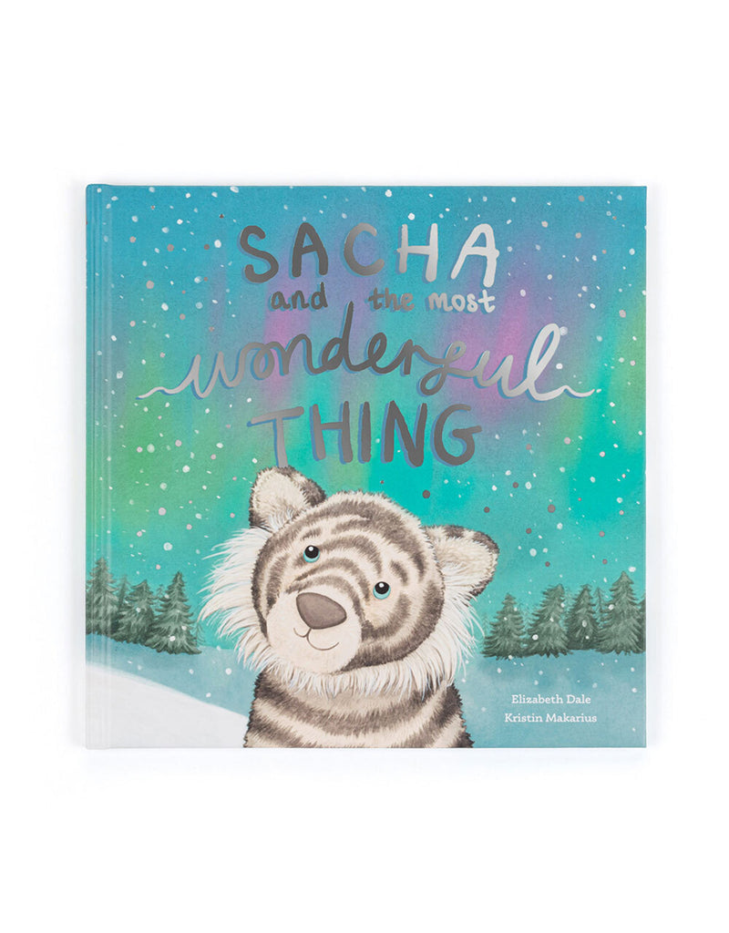 Livre pour enfants en anglais - Sacha le tigre des neiges et la plus merveilleuse des choses - Jellycat | Veille sur toi