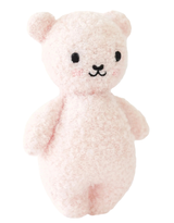 Peluche ours bouclé ultra-doux de couleur fraise - Cuddle + kind | Veille sur toi