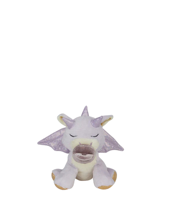 Peluche scintillante de dragon Binky lavande - Misty - Olli Ella | Veille sur toi