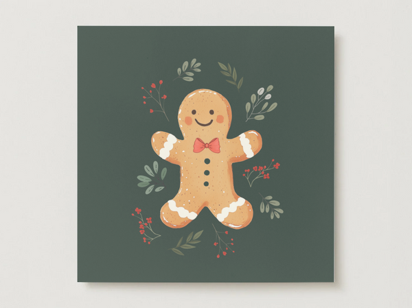 Carte de souhaits de Noël - Ti-Biscuit - Veille sur toi