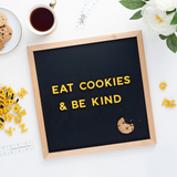 Magnetic Chalk Board - Black - The Type Set Co.