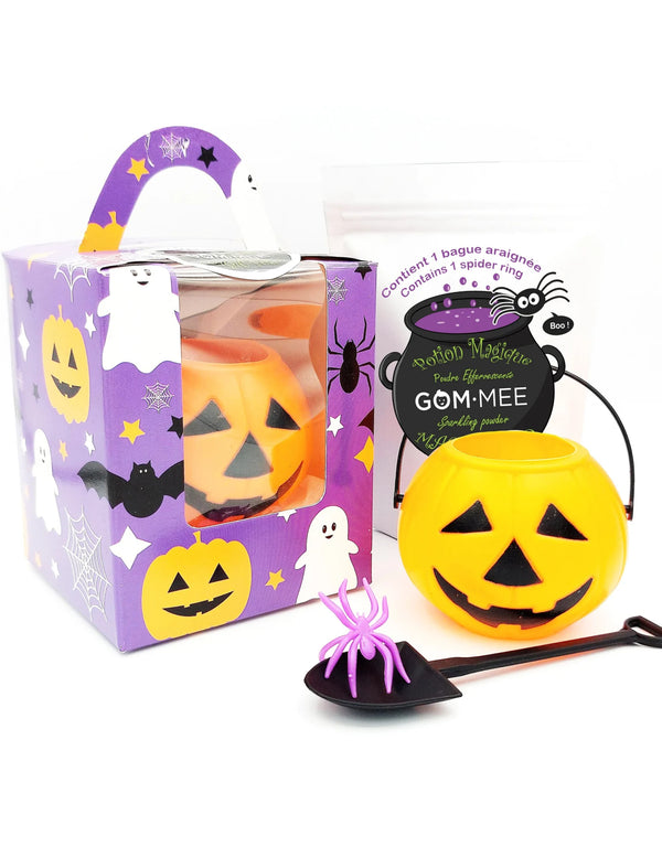 Ensemble surprise de poudre magique effervescente - petits sorciers violet - Gom.mee | Veille sur toi