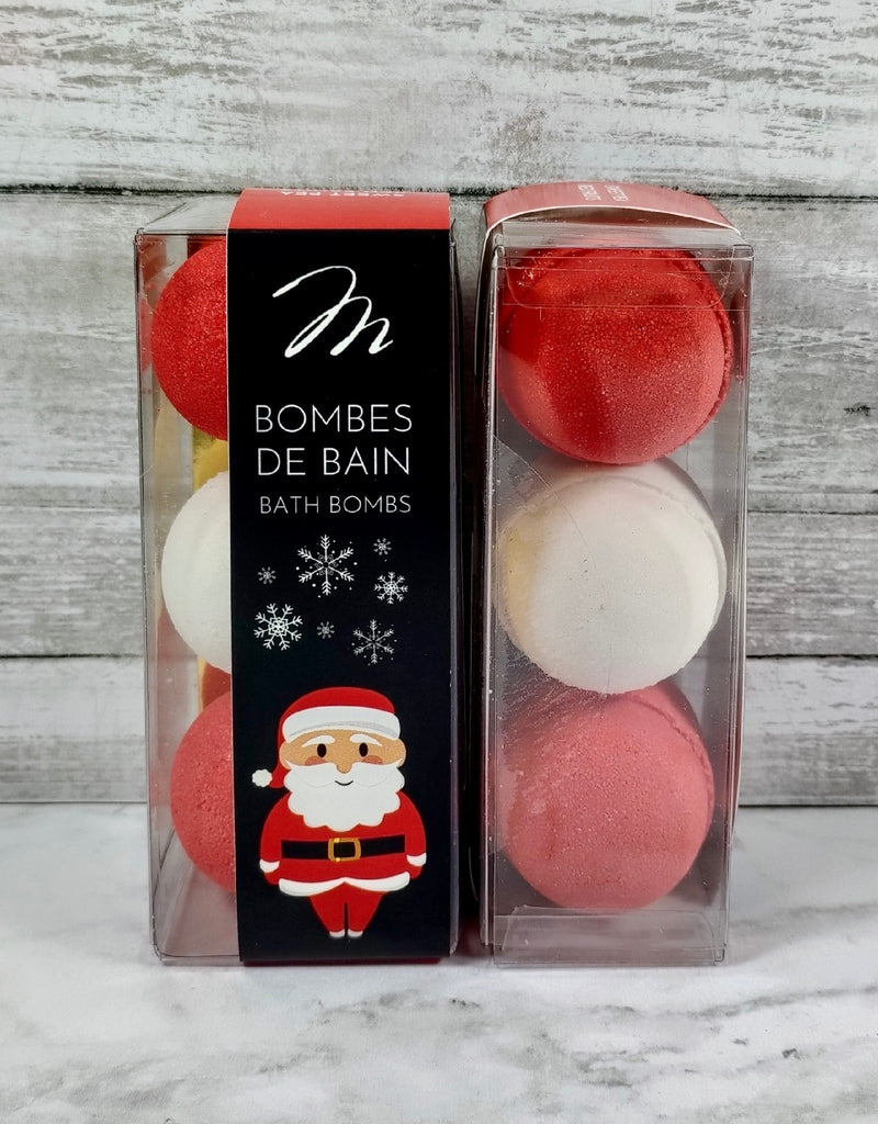Ensemble de 3 bombes de bain de Noël - Margot | Veille sur toi