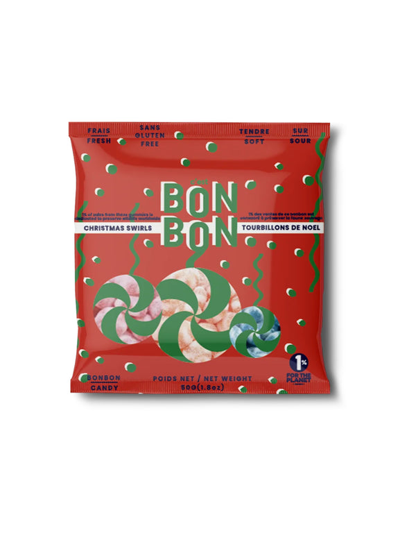 Bonbons tourbillons de Noël à saveur de fraise - La boîte à bonbons | Veille sur toi