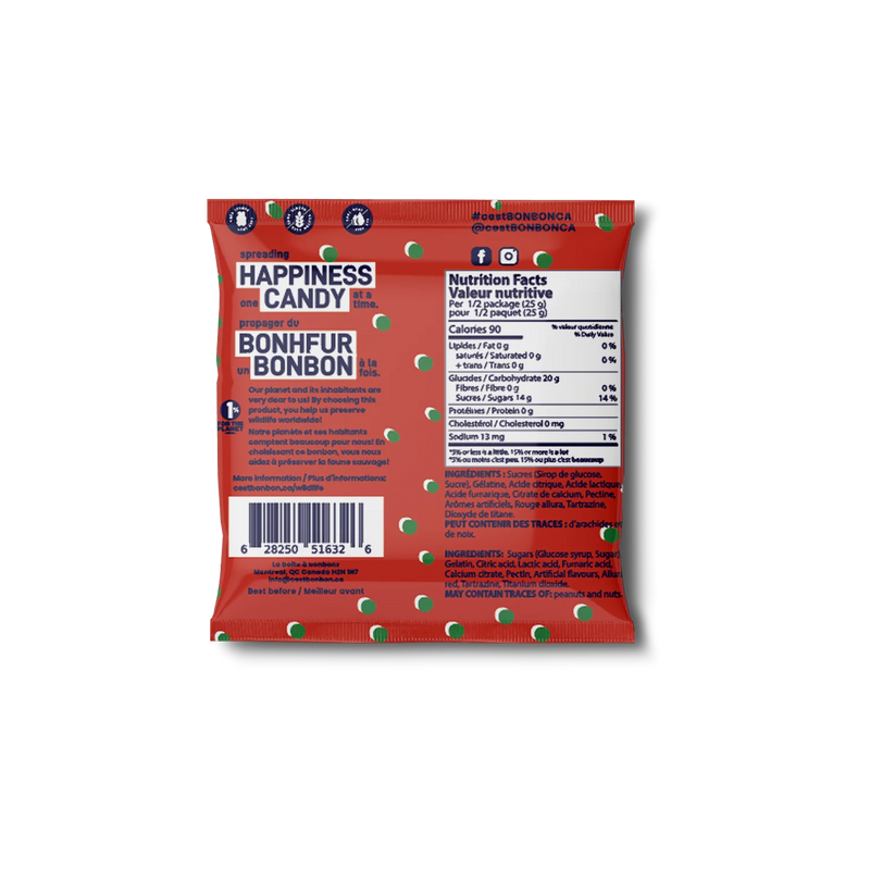 Bonbons - Tourbillons de Noël - Sachet de 50g - La boîte à bonbons