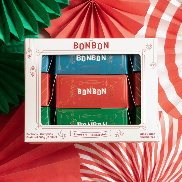 Bonbons - Trio de diablotins de Noël - La boîte à bonbons