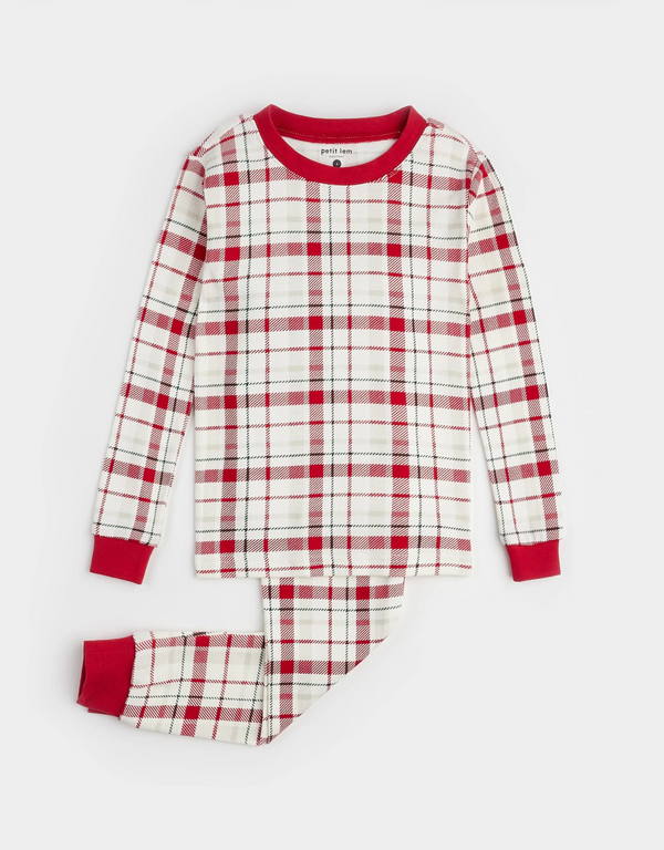 Pyjama - carreaux écossais rouge - Petit Lem