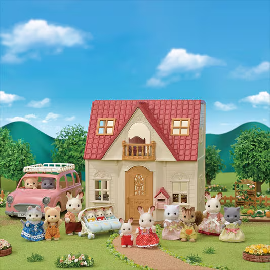 Chalet douillet au toit rouge - Calico Critters