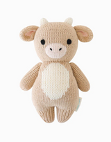 Peluche - Bébé vache (jersey) 7" - Cuddle + kind