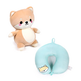 Coussin de Voyage 2-en-1 - Shiba Inu - Relaxeazzz