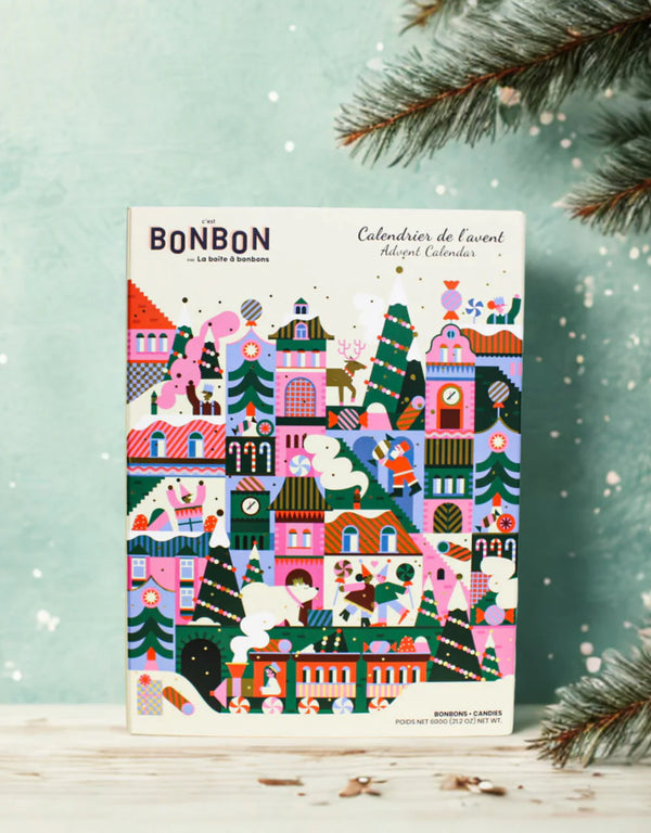 Calendrier de l'Avent rempli de bonbon - La boîte à bonbons| Veille sur toi