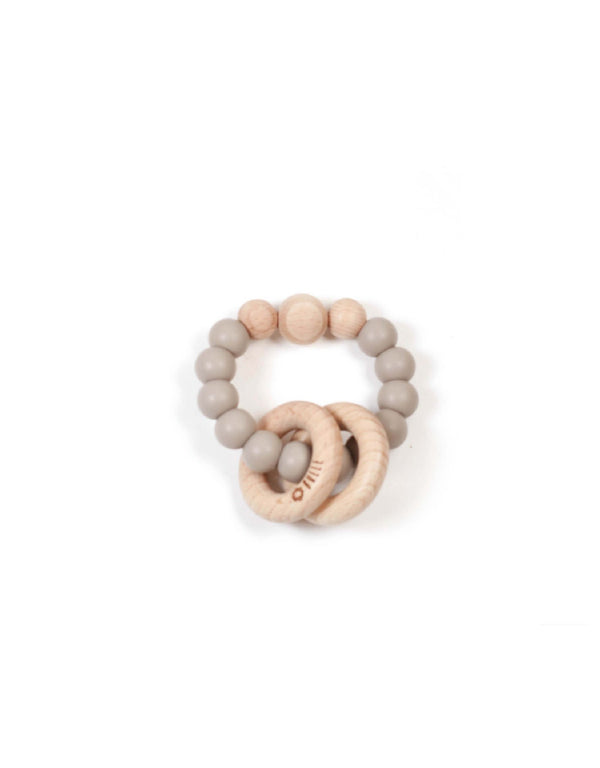 Clic-clac rattle - Taupe - Bulle