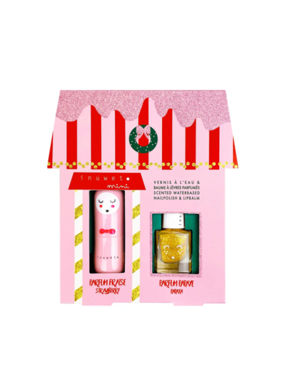 Coffret duo baume à lèvres et vernis à ongles - Inuwet | Veille sur toi