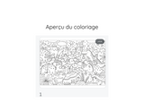 Coloriage de Noël "Les dinosaures" GRATUIT à télécharger!