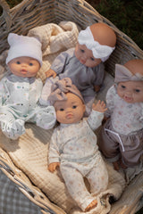 Bébé Gordis - Pyjama oiseaux et chapeau blanc - Paola Reina