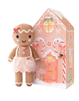 Plush with pretty box - Tiny 6" - Gingerbread - Cuddle + Kind