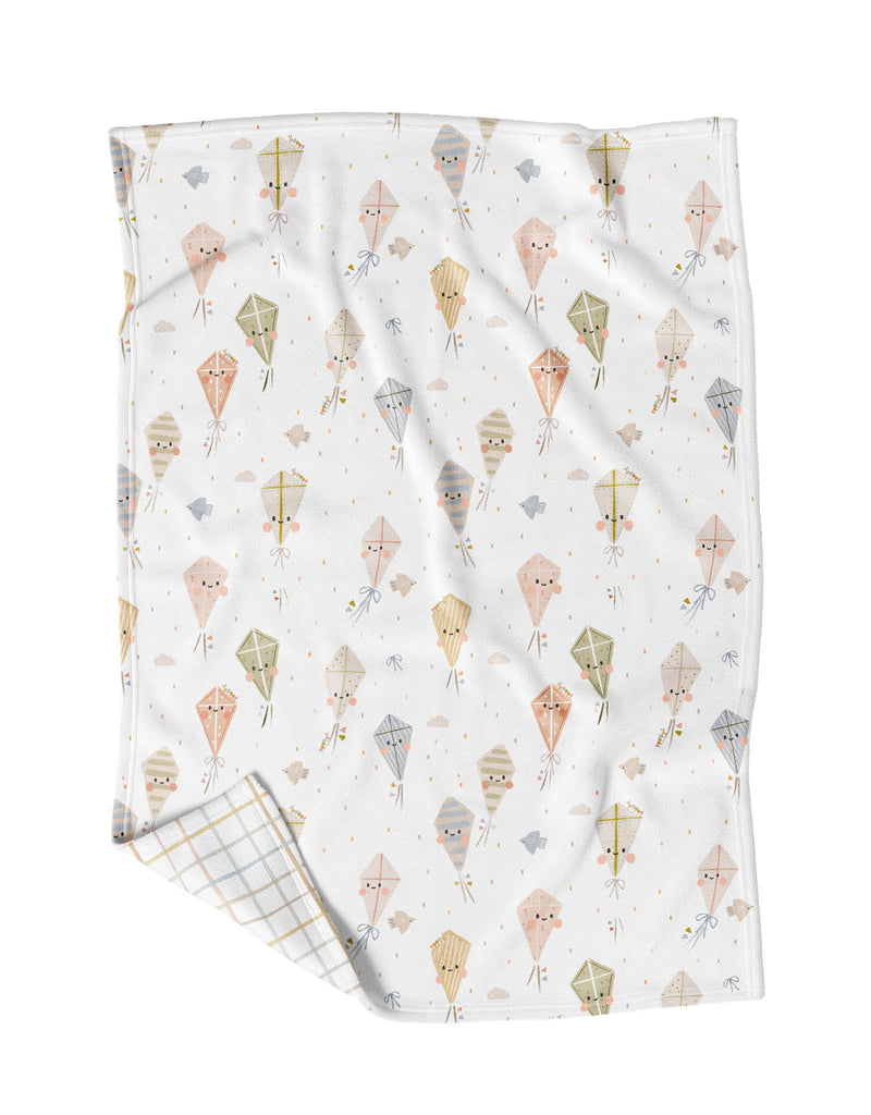 Couverture en minky doux pour enfant fabriquée au Québec - Veille sur toi