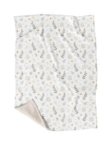 Couverture en minky doux pour enfants fabriquée au Québec - Veille sur toi