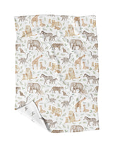 Couverture en minky doux pour enfant fabriquée au Québec - Veille sur toi