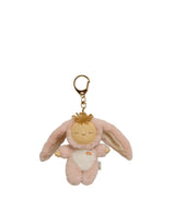 Breloque pour sac en peluche douce - Lapin rose Flopsy - Olli Ella | Veille sur toi
