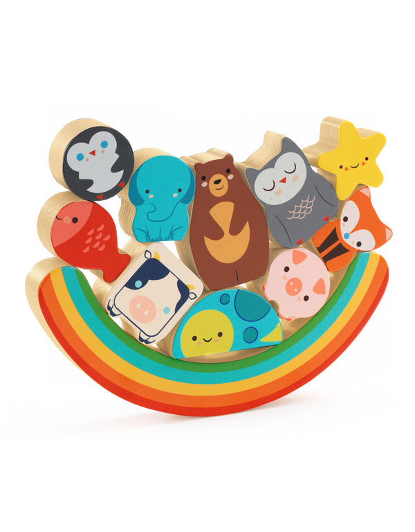 Casse-tête d'équilibre Puzz & Boom Rainbow - Djeco | Veille sur toi