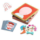 Inzebox Magnetic Game - Portraits - Djeco